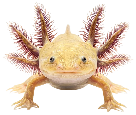 Ajolote, el animal que representa a la unidad Non Stop Transformation